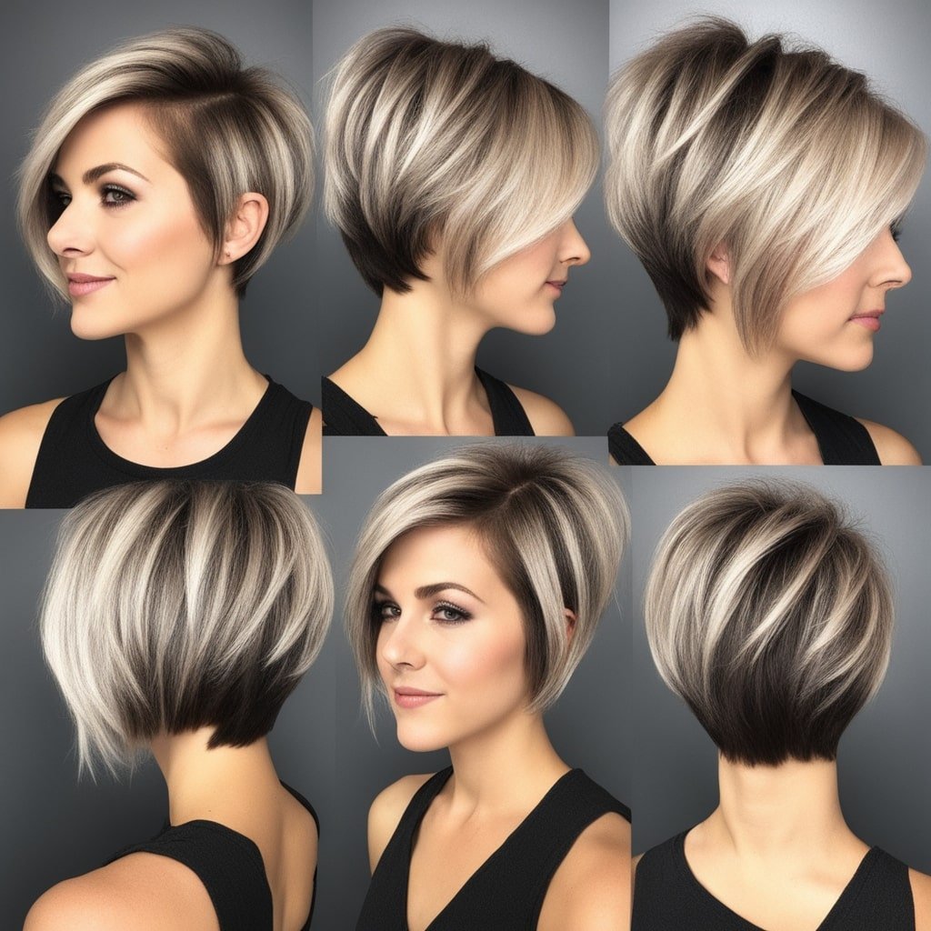 short asymmetrical haircuts